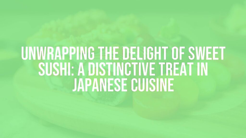 Colorful sweet sushi rolls with fruits and chocolate, arranged on a wooden plate, Japanese style, soft lighting, realistic.