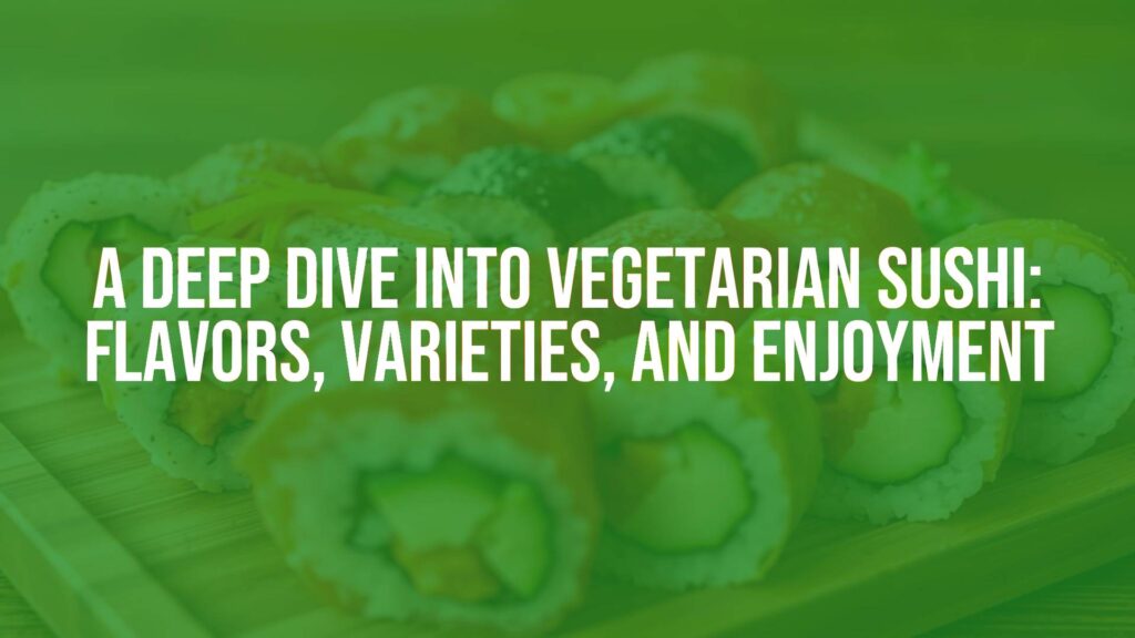 Colorful assortment of vegetarian sushi rolls on a wooden tray, fresh avocado, cucumber, and carrot slices, vibrant and appetizing, Japanese cuisine style, realistic.