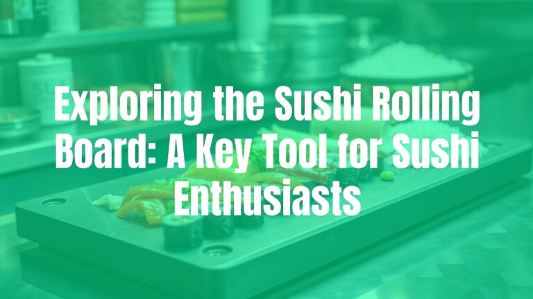 A sushi rolling board with fresh ingredients, nori sheets, and sushi rice, neatly arranged, professional kitchen setting, realistic.